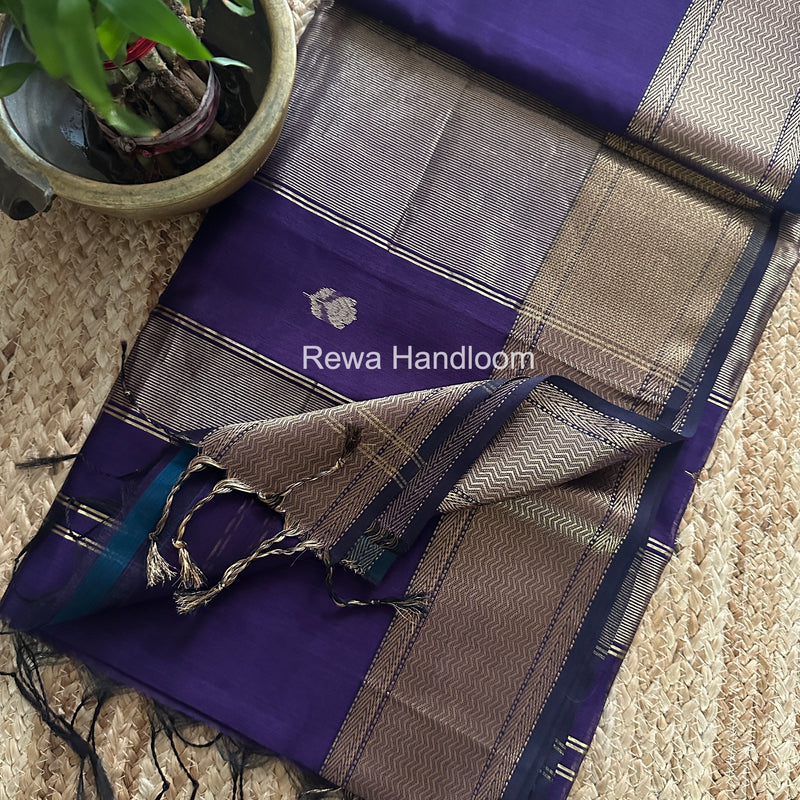 Maheshwari Lotus Butta Saree