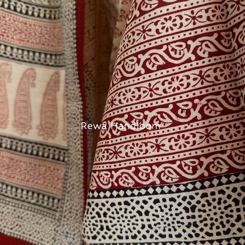 Bagh Print Cotton Suit 