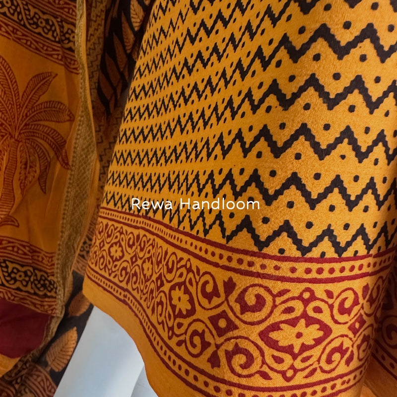 Bagh Print Cotton Suit 