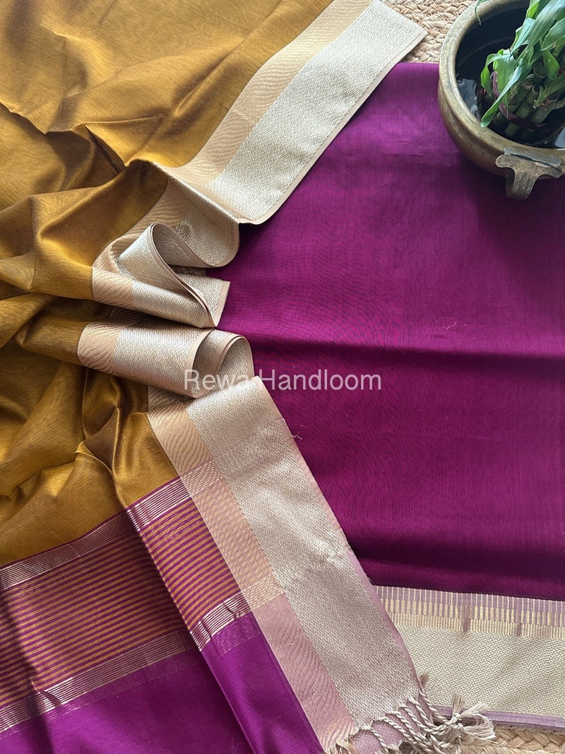 Maheshwari Resham Border Dress Material