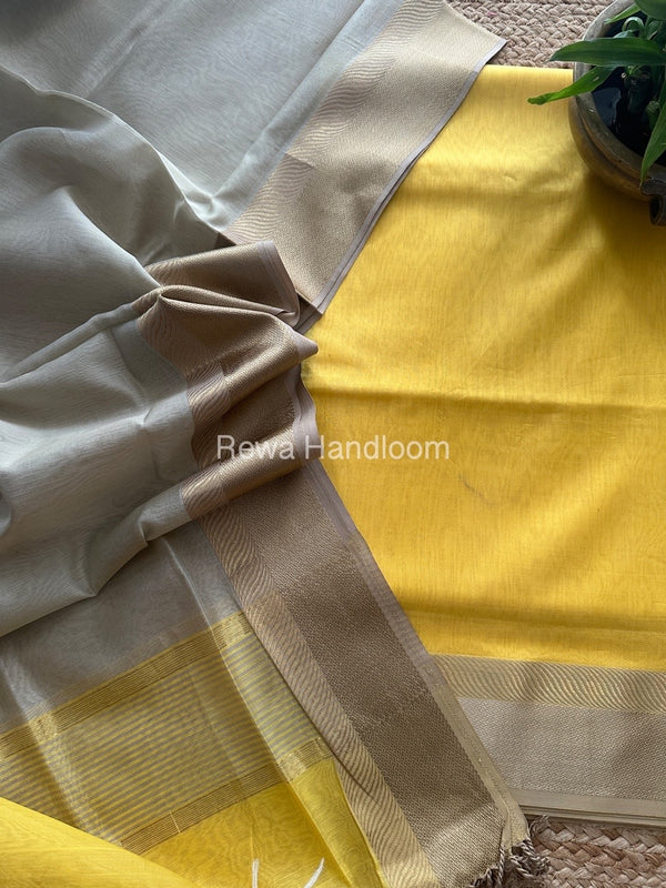 Maheshwari Resham Border Dress Material