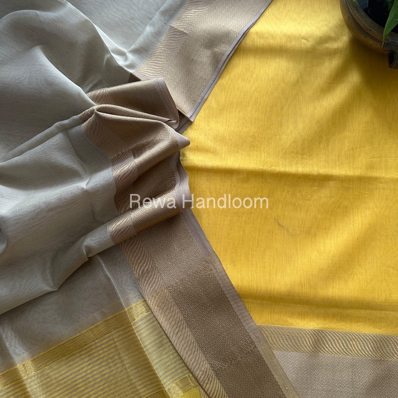 Maheshwari Resham Border Dress Material