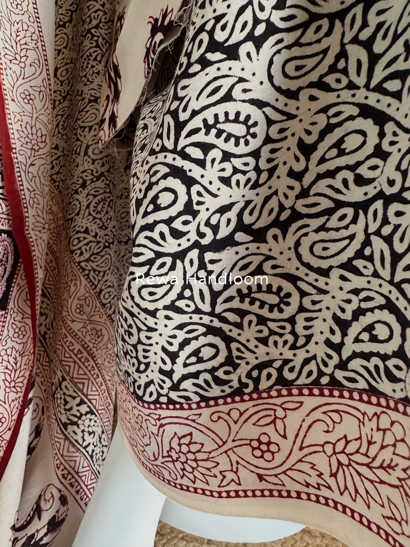 Bagh Print Cotton Suit 