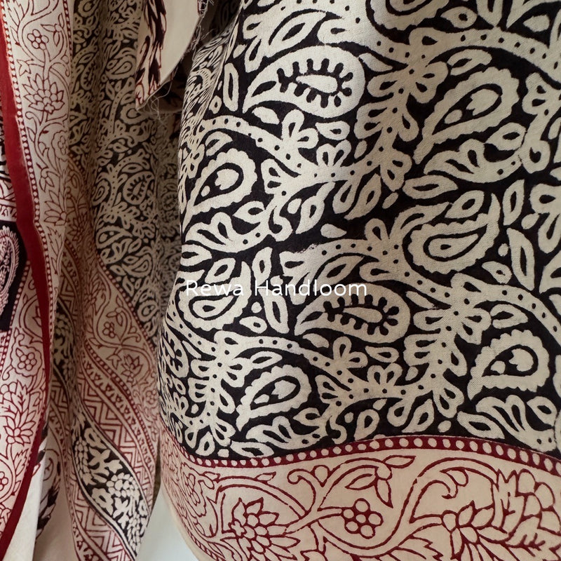 Bagh Print Cotton Suit 