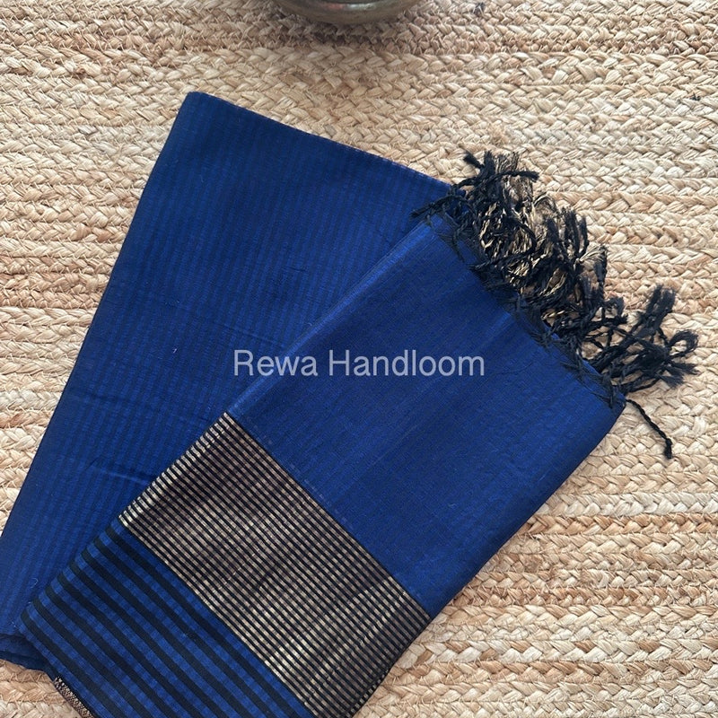 Maheshwari Blue Checks Dress Material CPT01