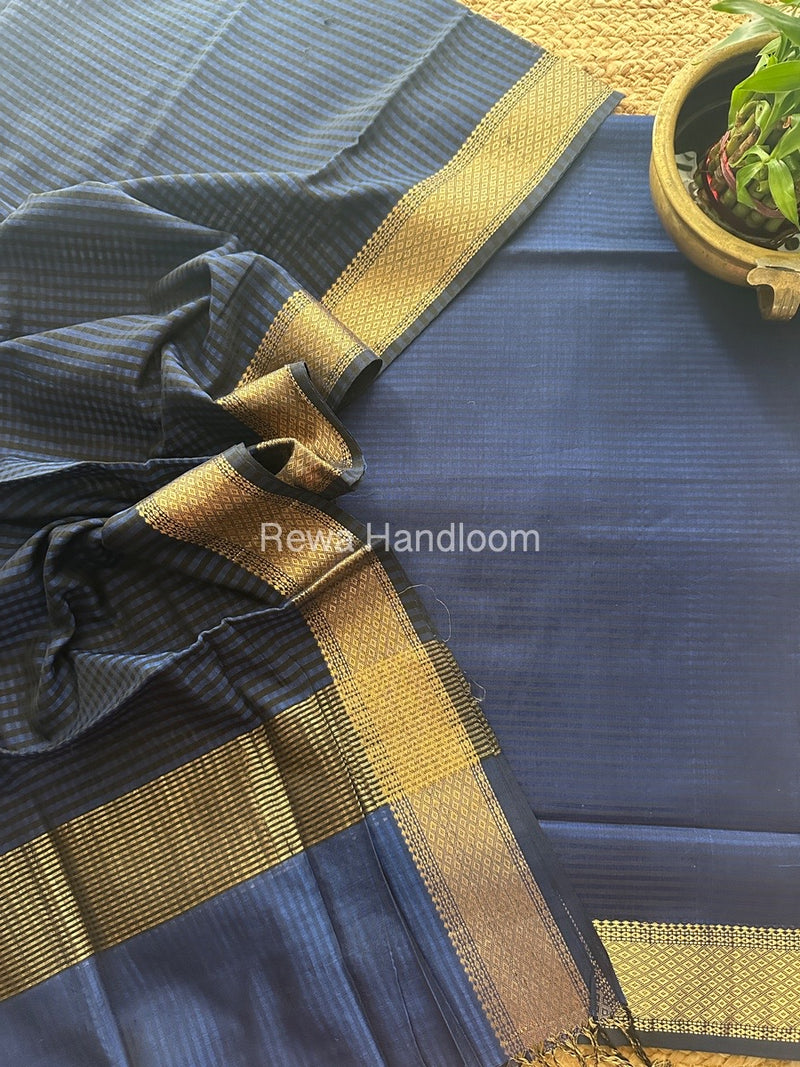 Maheshwari Checks Dress Material