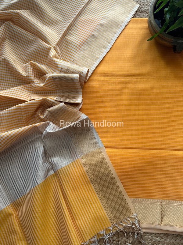 Maheshwari Checks Dress Material