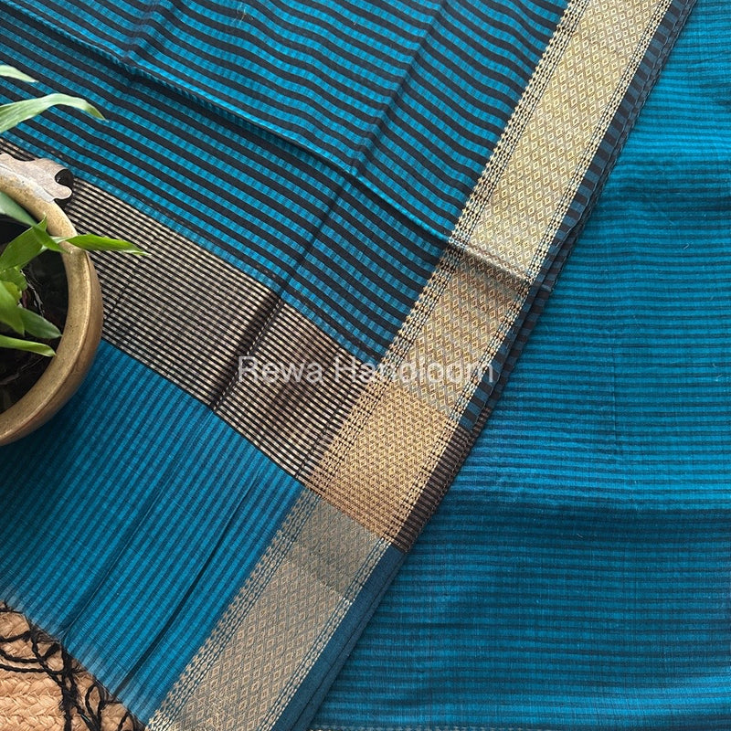 Maheshwari Rama Green Checks Dress Material CPT09