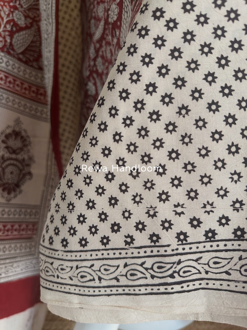 Bagh Print Cotton Suit 