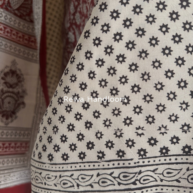 Bagh Print Cotton Suit 