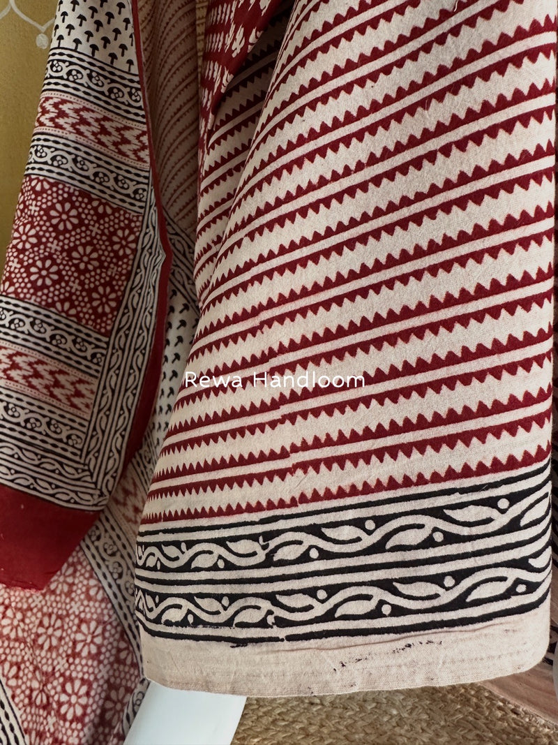 Bagh Print Cotton Suit 