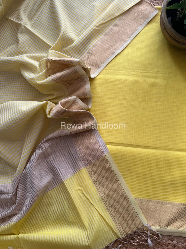 Maheshwari Checks Dress Material