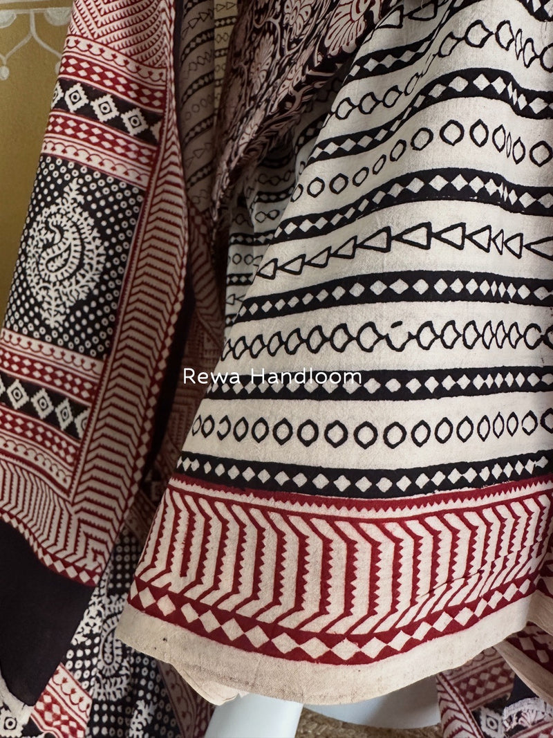 Bagh Print Cotton Suit 