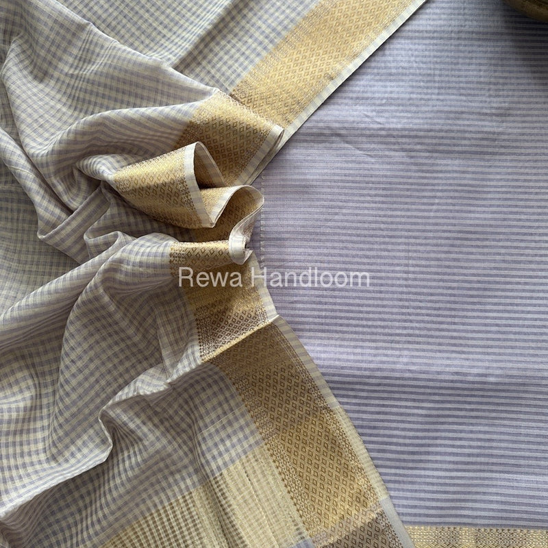 Maheshwari Checks Dress Material