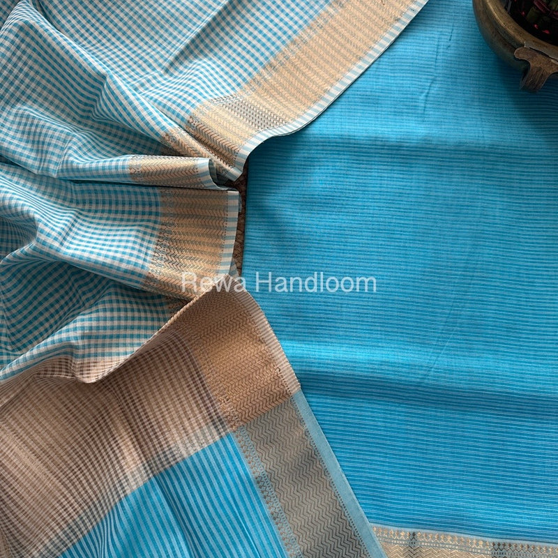 Maheshwari Checks Dress Material