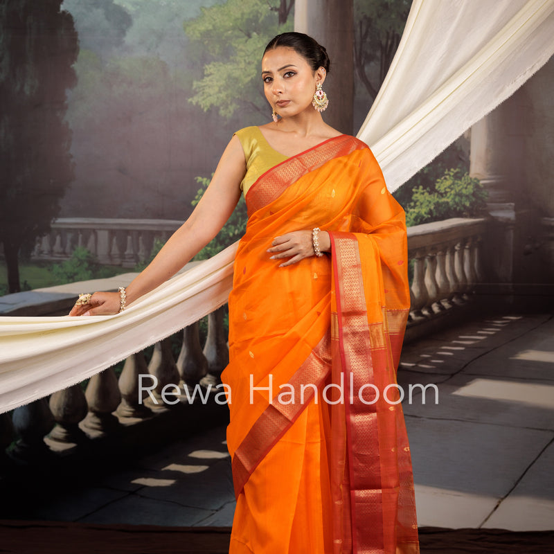 Maheshwari Zari Butti Saree