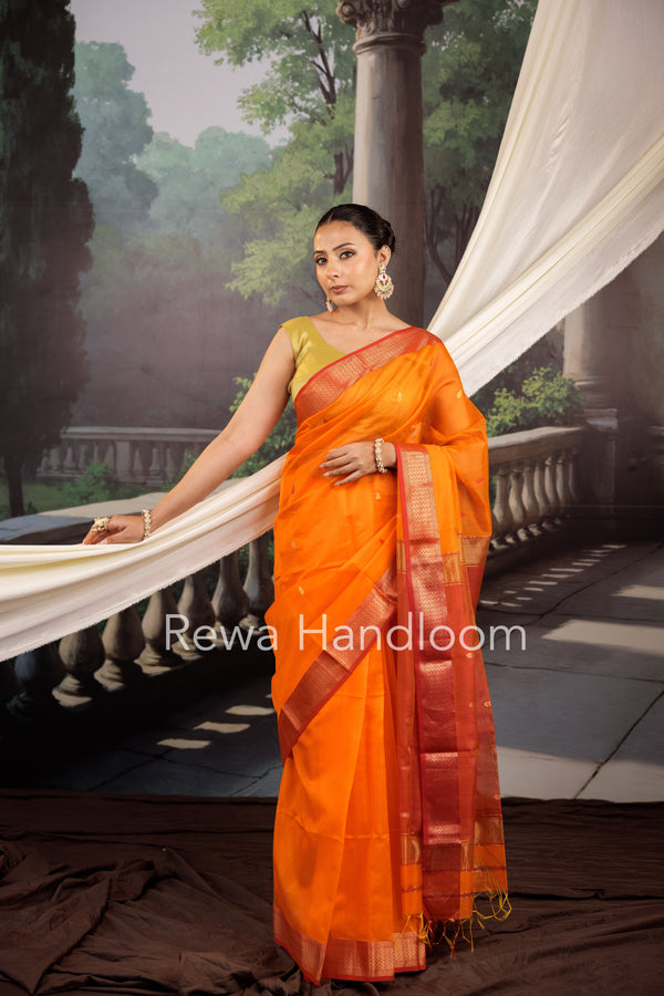 Maheshwari Zari Butti Saree