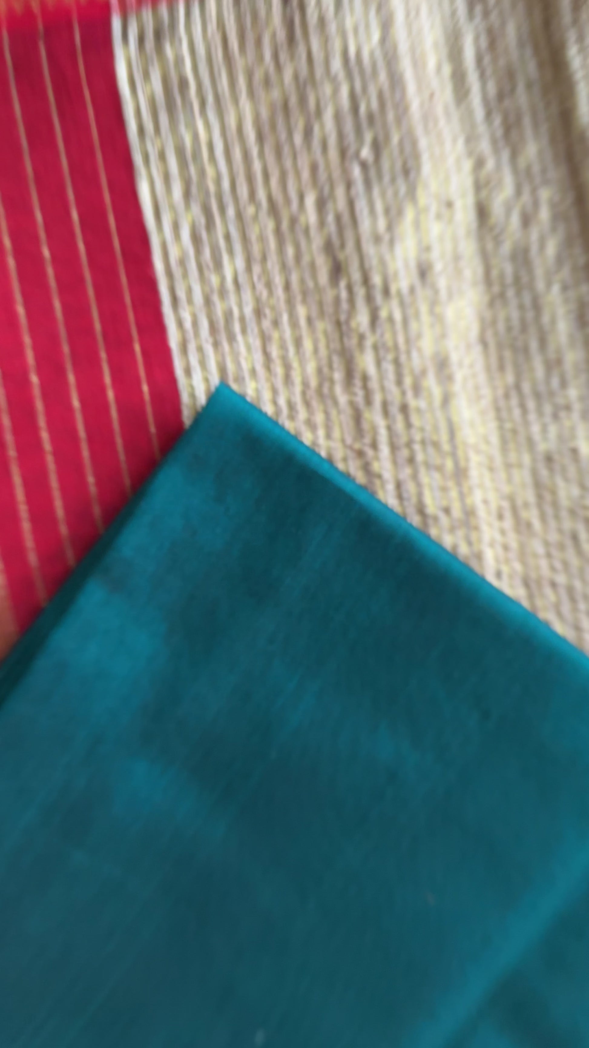 Maheshwari Rama Green Rewa Border Saree 