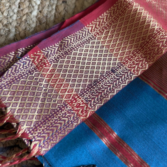 Rama Motifs ~ Maheshwari Saree
